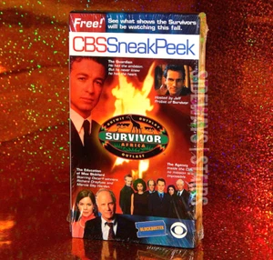 2001 CBS SNEAK PEEK VHS Blockbuster Wolf Lake Amazing Race Max Bickford Guardian - Picture 1 of 9