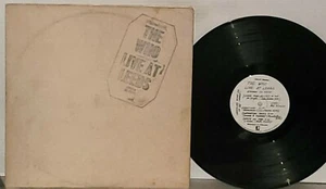 THE WHO Live At Leeds LP VG+ 1970s Decca DL 79175 Vinyl 10 inserts Mod - Bild 1 von 4