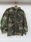 Coat, Cold Weather Field Camouflage Woodland USAF Medium Regular BDU Military