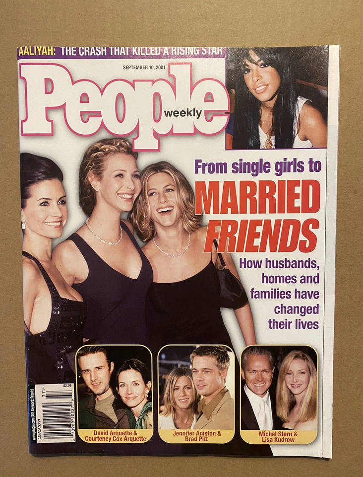 People Magazine Sep 10 2001 Friends Jennifer Aniston Kudrow Cox BRAND NEW NL