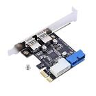 PCIE USB 3.0 Expansion Card, 2-port PCI-E to USB 3.0 Adapter PCI Express Card