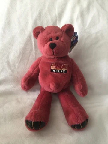Steve Young #8 Beanie Bear Limited Treasures 1998 San Francisco 49ers NFL, 9” Cover