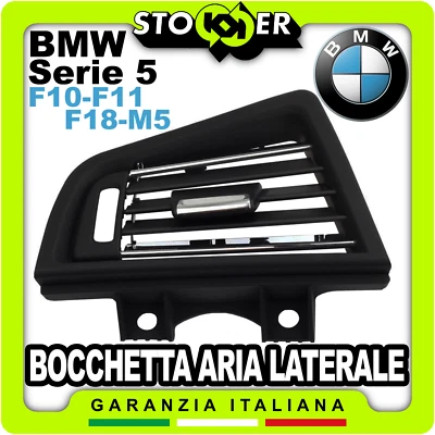BOCCHETTA BMW Serie 5 F10 F11 F18 M5 CLIMA ARIA AC LATO GUIDA SINISTRA CROMATA - Immagine 1 di 4