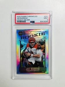 2020 Panini Chronicles JOE BURROW Legacy Silver Prizm RC #201 PSA 9 MINT - Bild 1 von 2