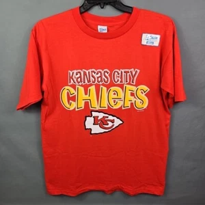 Vtg Kansas City Chiefs Salem Sportswear Graffiti Print T Shirt 1993 New Size L - Picture 1 of 11