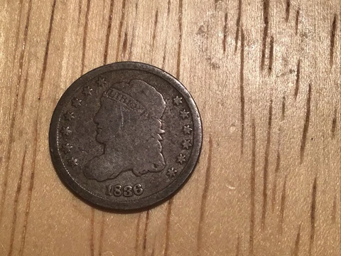 1836 Bust Half Dime Cover