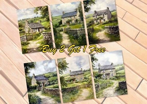 Charming Country Cottages, Prints on Matte Paper | Buy 2 Get 1 Free Offer - Picture 1 of 29