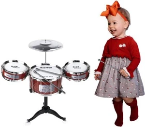 Jazz Drum Sets Toy Drum Set for Kids 1 6 Years Old Beats Musical Toys Plastic - Picture 1 of 8