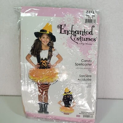 Girl's Costume Candy Spellcaster #411 Medium (7-10) by Enchanted Costumes - Image 1 of 4