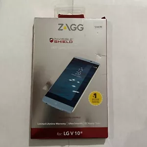 ZAGG Invisible Shield Tempered Glass for LG V 10 - Full Screen Coverage/HD Clear - Picture 1 of 2