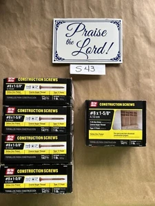 5 Lb.  GRIP-RITE #8 x 1-5/8'' Star Drive Bugle-Head Construction Screws  158gcs1 - Picture 1 of 1