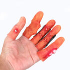 Halloween abgetrennte Fingerhandschuhe Kunststoff blutig gefälschte Finger gruselig falsch