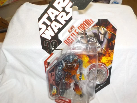 Star Wars 30th Anniversary 2006 Super Battle Droid Figure w/Collector Coin e8 Cover