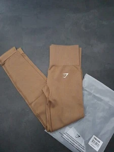 New Gymshark Adapt Flex Seamless Mineral Brown Leggings Size XS - Picture 1 of 2
