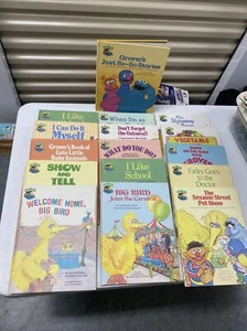 The Sesame Street Hard Cover Books 1980s-1987s Vintage All In Great Condition! - Picture 1 of 7