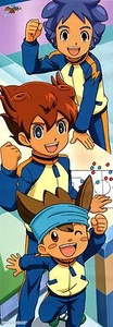 poster Inazuma Eleven Go anime Nishizono Shinsuke Matsukaze Tenma Hikaru - Picture 1 of 1