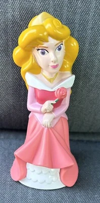 Disney Juguete de Baño Bella Durmiente Aurora Princesa Juguete Figura Rosa Foto 1 de 2