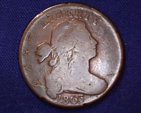 1803 Draped Bust Large Cent  Large Date Large Fraction  #LC215 Cover
