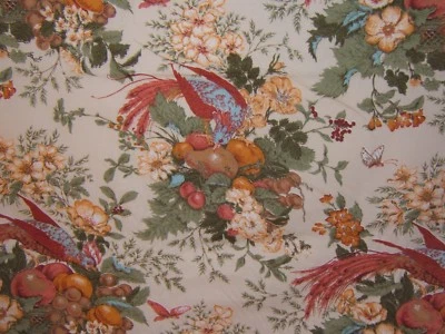 Waverly, Heritage Documents, Exotic Birds and Butterflies, Vtgn BTY, Color Multi - Image 1 of 2