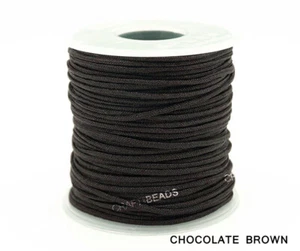 1.5mm Superior Nylon Chinese Knot Cord Shamballa Macrame Beading String 32yards - Picture 1 of 44