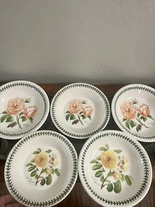 5 Portmeirion Pasta/Salad 8.5" Botanic Roses - Picture 1 of 3