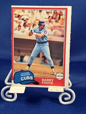 1981 O-Pee-Chee #305 Barry Foote EXMT Cubs - Image 1 of 2