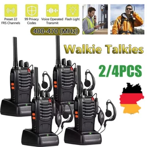 2/4x Baofeng Walkie Talkie BF-88E Radiotelefon ręczny 16 kanałów 5KM - Zdjęcie 1 z 18