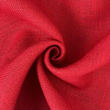 Coupon de tissu toile de jute rouge certifié oeko-tex
