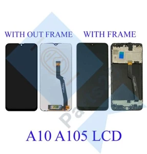 Per Samsung Galaxy A10 LCD Touch Screen Digitizer Display Assembly E Frame Nero - Picture 1 of 7