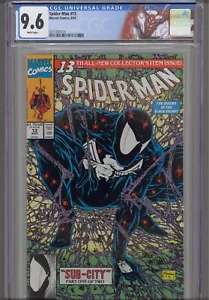 Spider-Man #13 CGC 9.6 1991 Marvel Comic Morbius App #1 Cover Swipe Custom Label - Picture 1 of 4