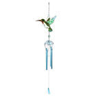 Outdoor Hummingbird Windbell with 4 Tubes for Garden Decor