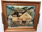 Charles Wysocki 1993 Peppercricket Farms Antiques Tray/Wall Hanging 