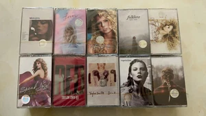 Taylor Swift 10 Album Tape Sealed Cassettes - New - Picture 1 of 1