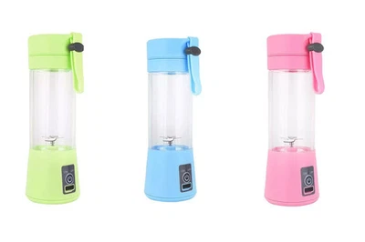 Mini frullatore portatile da viaggio succo di frutta coppa mixer frullati 380ml - Immagine 1 di 3