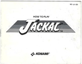 MANUAL ONLY Jackal (Nintendo NES, 1987) Authentic. Complete. Clean.