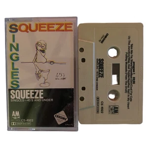 Squeeze- Singles- 45’s And Under Cassette. 1982 A&M Records. Free Shipping! - Imagen 1 de 2