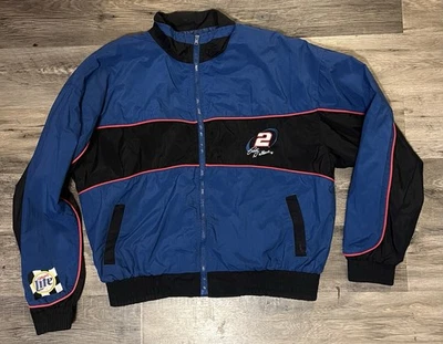 Chase Authentics Rusty Wallace NASCAR Miller Light Cremallera Completa Chaqueta Abrigo Adulto XL Foto 1 de 4