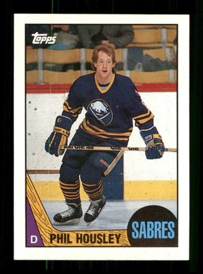  33 Phil Housley D Sabres 1987 Topps Hockey Sports Trading Card  - Image 1 of 2