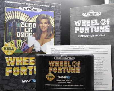 Wheel of Fortune (Sega Genesis) [CIB] [Cardboard] - Good Box, Complete - Image 1 of 4