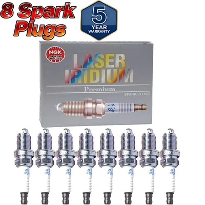 8-NGK Laser Iridium Spark Plug IZFR5K-11 (FOR Honda Acura MDX Odyssey Pilot) - Image 1 of 4