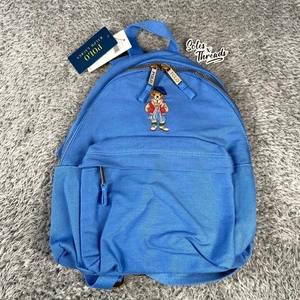 Polo Ralph Lauren Girl Polo Bear Canvas Backpack Blue - Picture 1 of 9