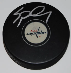 SPENCER CARBERY signed (WASHINGTON CAPITALS) logo puck BECKETT BAS BR25949 - Picture 1 of 2