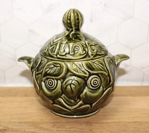 SADLER Mint Face Vintage Tableware Original 13cm x 8cm Green Man Pixie - Picture 1 of 8