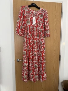 M&S per Una midaxi floral summer dress BNWT size 12 marks and Spencer - Picture 1 of 9