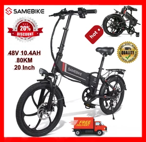 Samebike 20LVXD30-II 250W Bicicleta Eléctrica 20 Pulgadas Plegable Bicicleta Ebike 48V10AH - Imagen 1 de 15