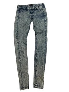Guess Jeggings Azul Gris Calce Ajustado Damas 27” Cintura UK8 UK10 Excelente Estado - Imagen 1 de 9