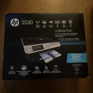 HP ENVY 5530 All-In-One Inkjet Printer with box - Picture 1 of 11