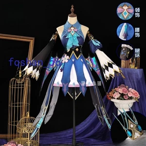 NUOVO costume cosplay Honkai: Star Rail Cerydra uniforme vestito con parrucca Halloween - Foto 1 di 14