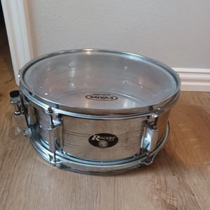 Rogers Steel Snare Drum 14x5 Chrome Shell Percussion Instrument Used - Picture 1 of 13