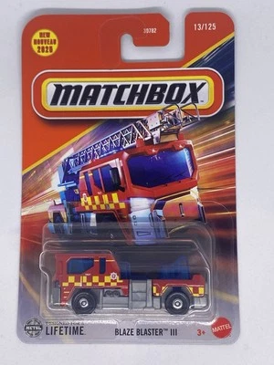 2025 Matchbox Red Blaze Buster III Fire Truck Error No Ladder 1 Of 1 Rare HTF - Image 1 of 4